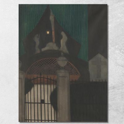 Calvary And Purgatory To The East Léon Spilliaert lsp22 canvas print 