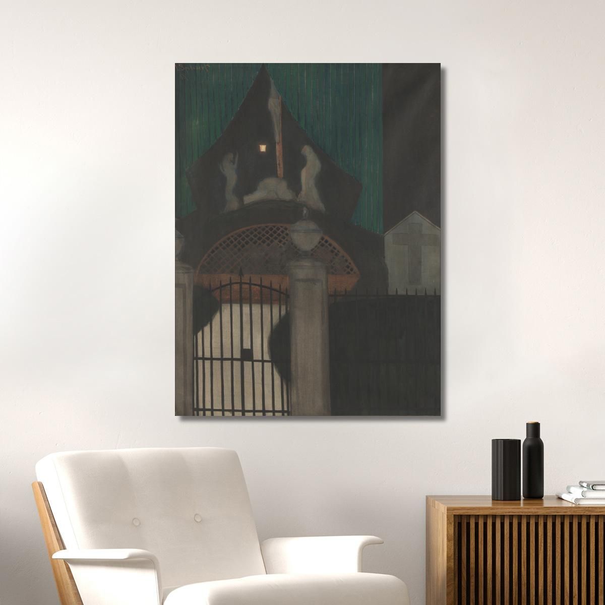 Calvary And Purgatory To The East Léon Spilliaert lsp22 canvas print 