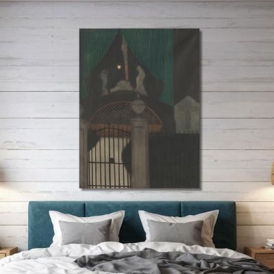 Calvary And Purgatory To The East Léon Spilliaert lsp22 canvas print 