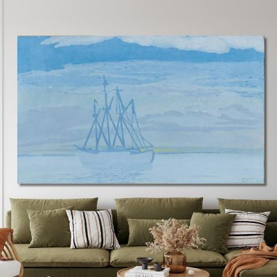 Trawler On The Sea Léon Spilliaert lsp23 canvas print 