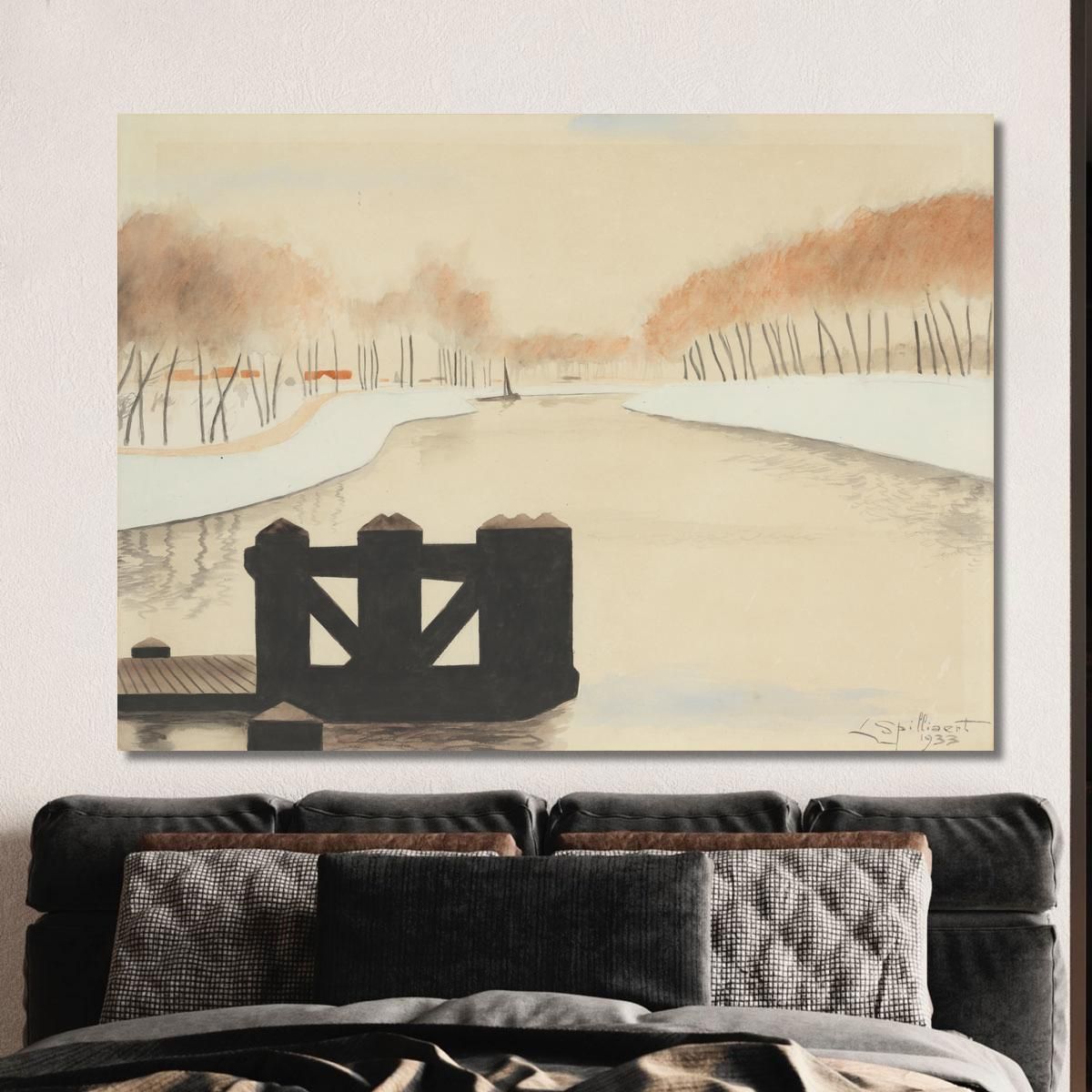 The Keignaert Creek In Zandvoorde Léon Spilliaert lsp29 canvas print 