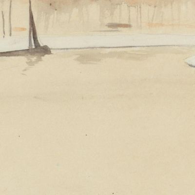 The Keignaert Creek In Zandvoorde Léon Spilliaert lsp29 canvas print