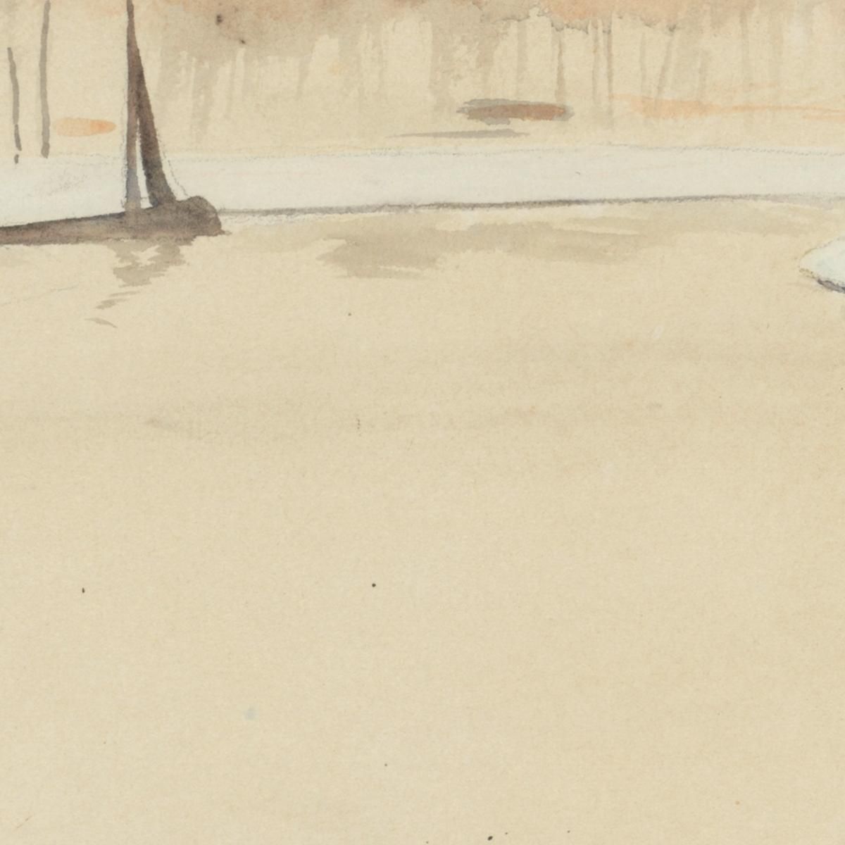 The Keignaert Creek In Zandvoorde Léon Spilliaert lsp29 canvas print