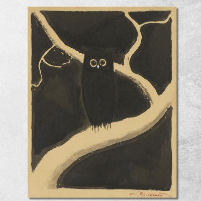 The Owl Léon Spilliaert lsp32 canvas print 