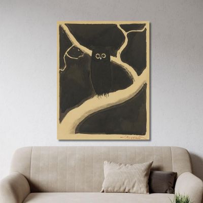 The Owl Léon Spilliaert lsp32 canvas print 