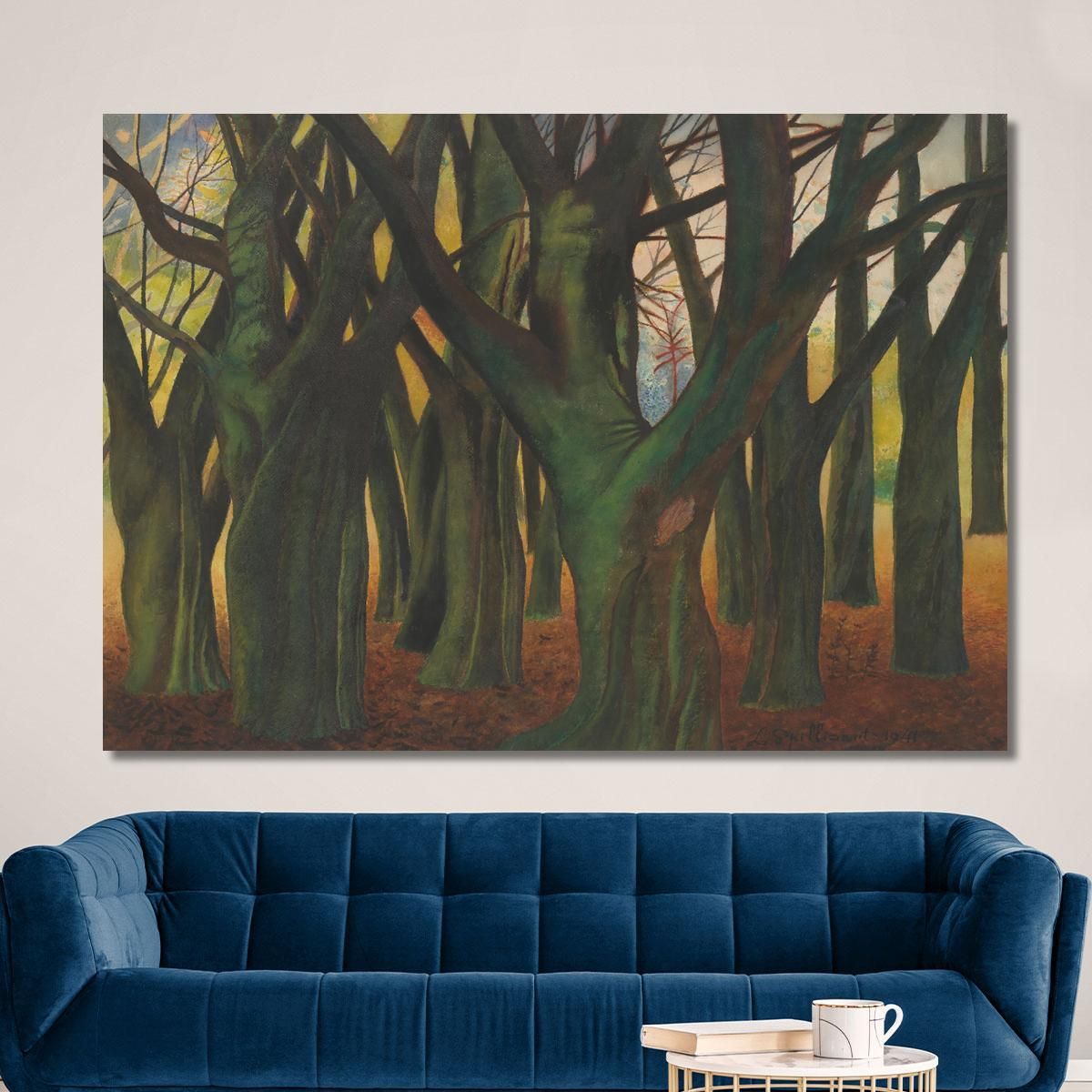 Green Trees Léon Spilliaert lsp50 canvas print 