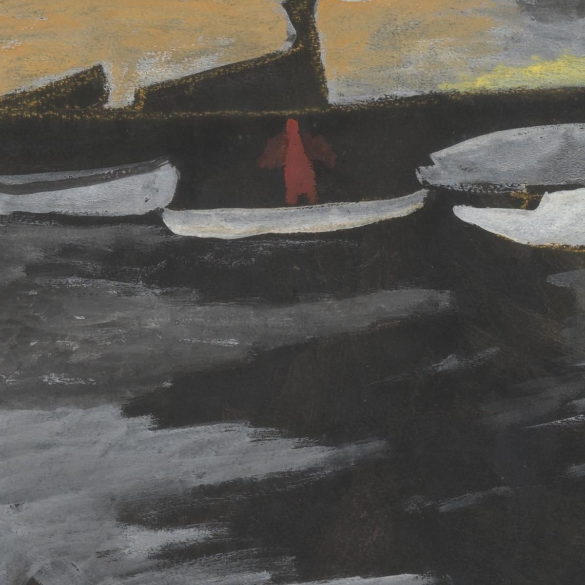 Trade Docks In Ostend Léon Spilliaert lsp51 canvas print