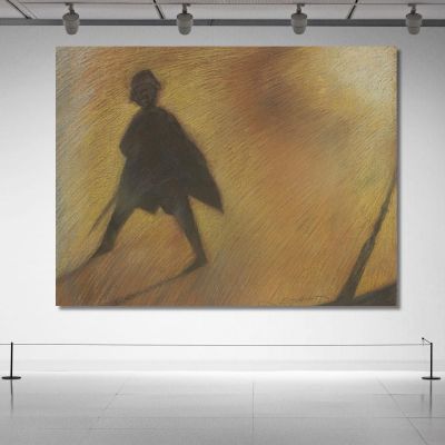 The End Of A Beautiful Day Figure In Backlight Léon Spilliaert lsp53 canvas print 