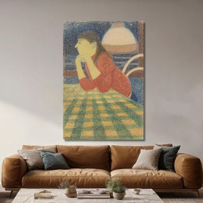 Leaning Woman Léon Spilliaert lsp78 canvas print 