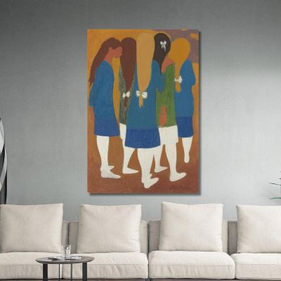 Girls With White Stockings Léon Spilliaert lsp83 canvas print 