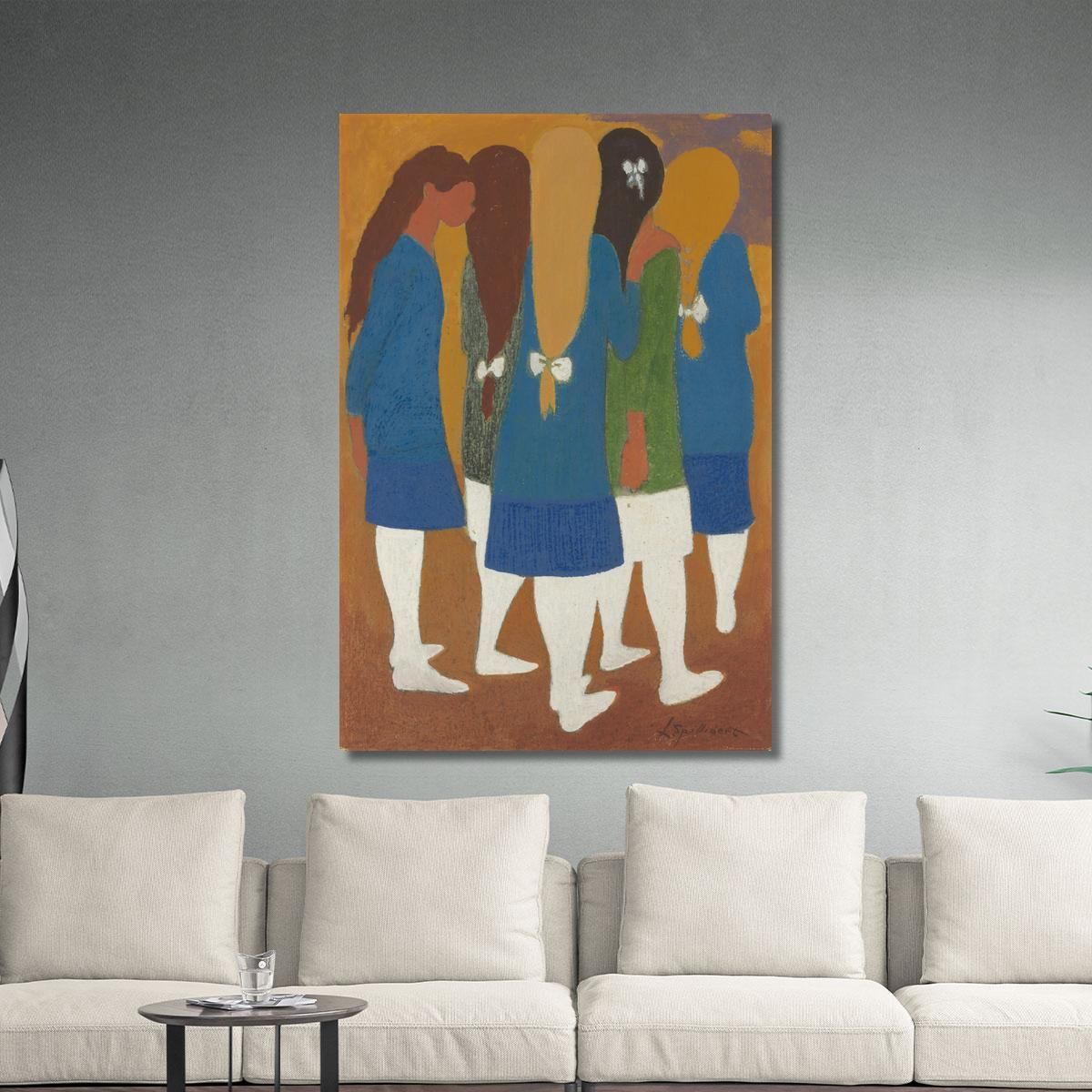 Girls With White Stockings Léon Spilliaert lsp83 canvas print 