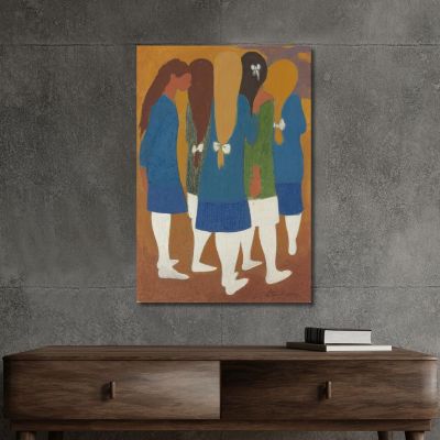 Girls With White Stockings Léon Spilliaert lsp83 canvas print 