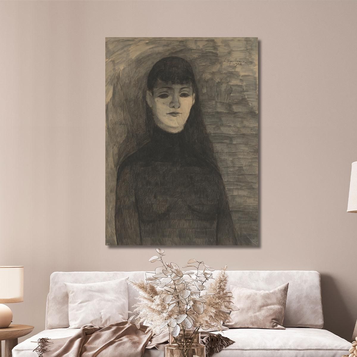Melancholy Léon Spilliaert lsp84 canvas print 