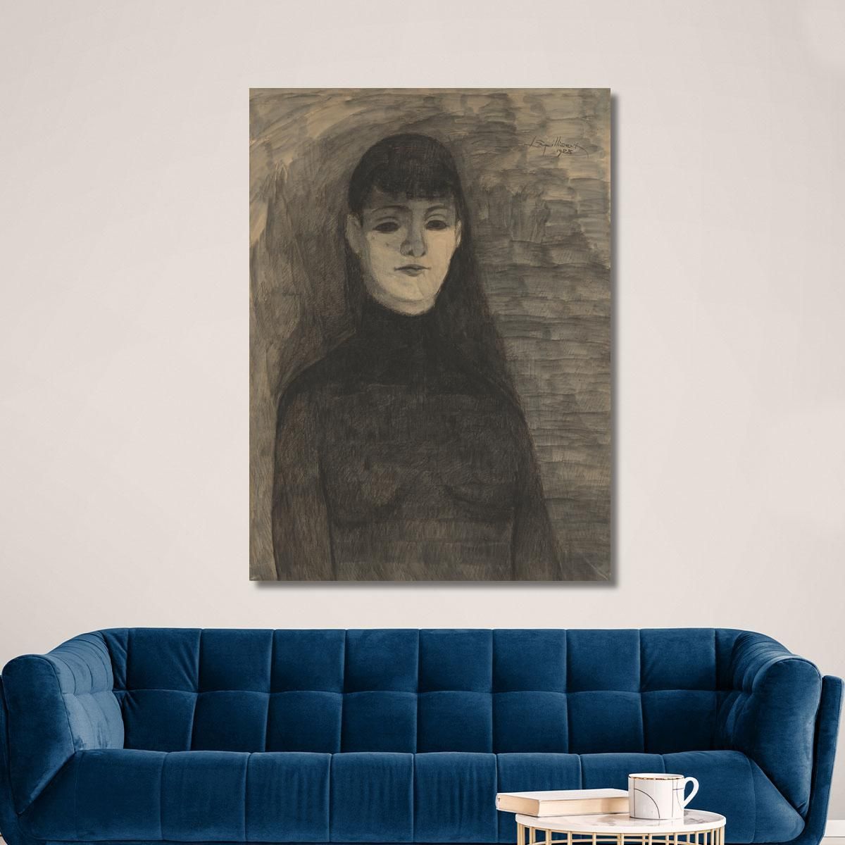 Melancholy Léon Spilliaert lsp84 canvas print 