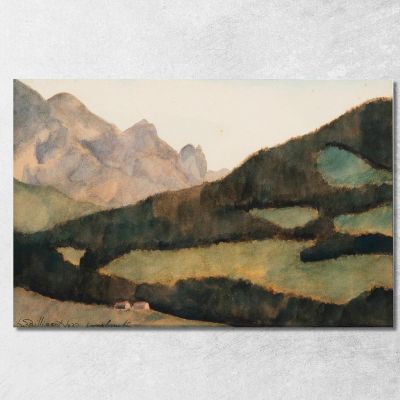 Paysage D'Innsbruck Léon Spilliaert lsp86 canvas print 