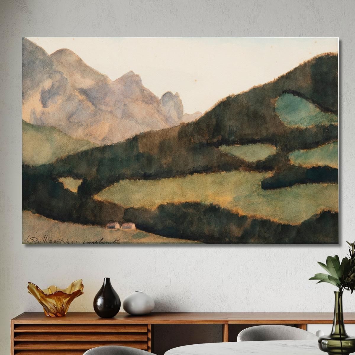 Paysage D'Innsbruck Léon Spilliaert lsp86 canvas print 