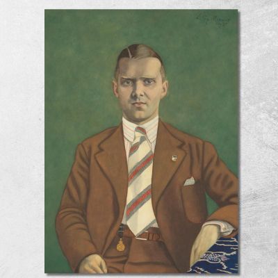Portrait Of Adolphe Van Glabbeke Léon Spilliaert lsp93 canvas print 