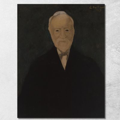 Portrait Of Andrew Carnegie Léon Spilliaert lsp94 canvas print 