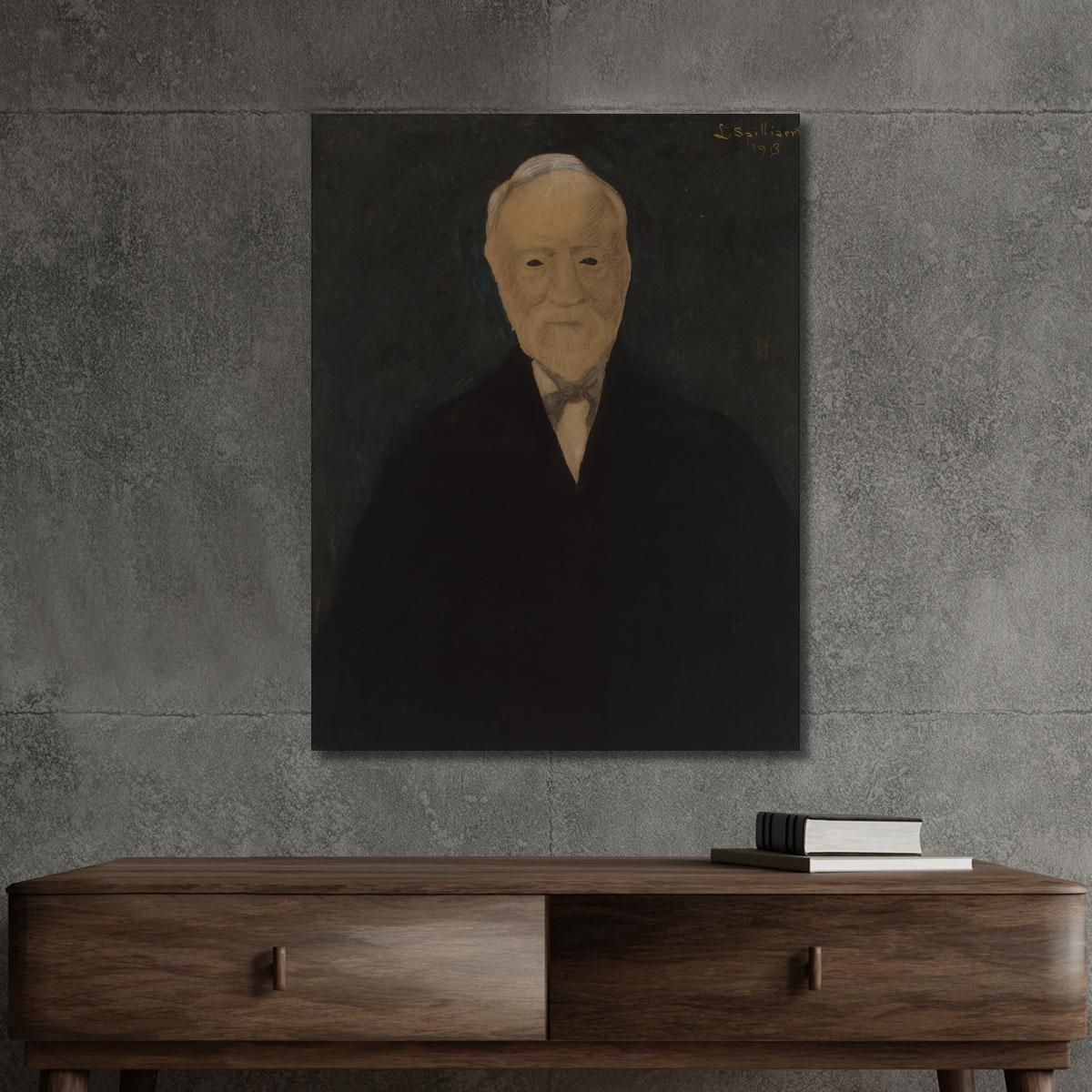 Portrait Of Andrew Carnegie Léon Spilliaert lsp94 canvas print 