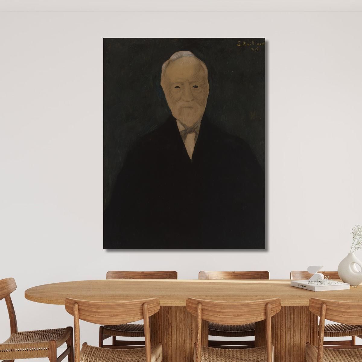 Portrait Of Andrew Carnegie Léon Spilliaert lsp94 canvas print 