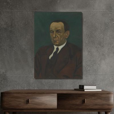 Portrait Of Henri Vandeputte Léon Spilliaert lsp95 canvas print 