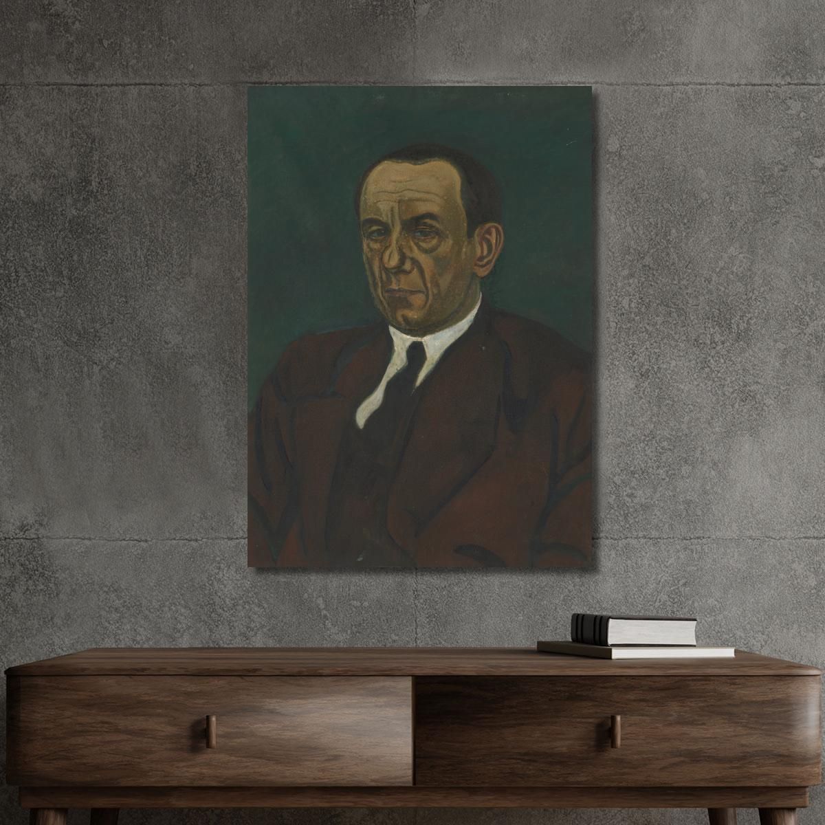 Portrait Of Henri Vandeputte Léon Spilliaert lsp95 canvas print 