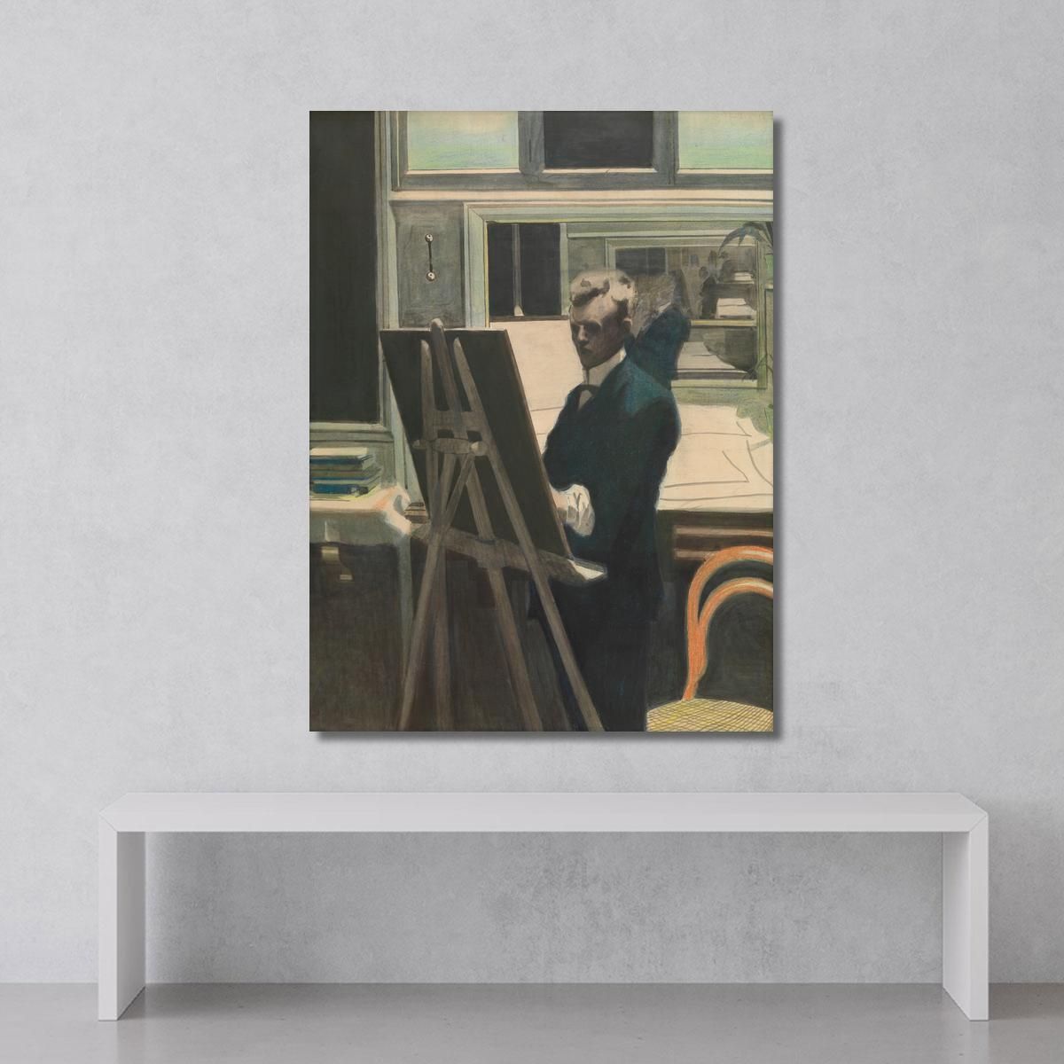 Self Portrait Léon Spilliaert lsp99 canvas print 