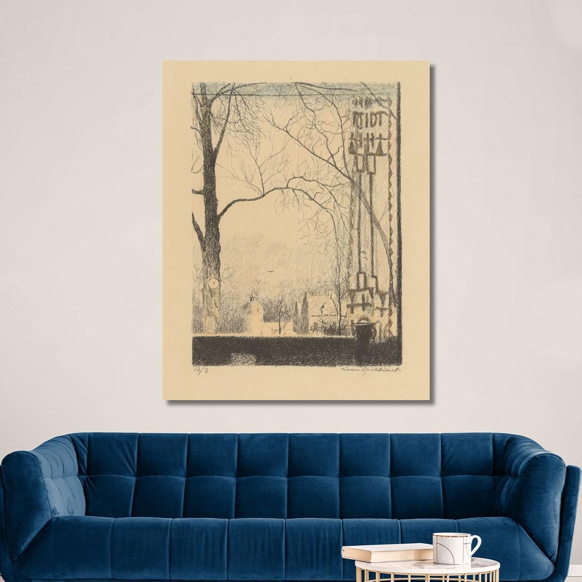 Sites Brabançons 5 Léon Spilliaert lsp105 canvas print 