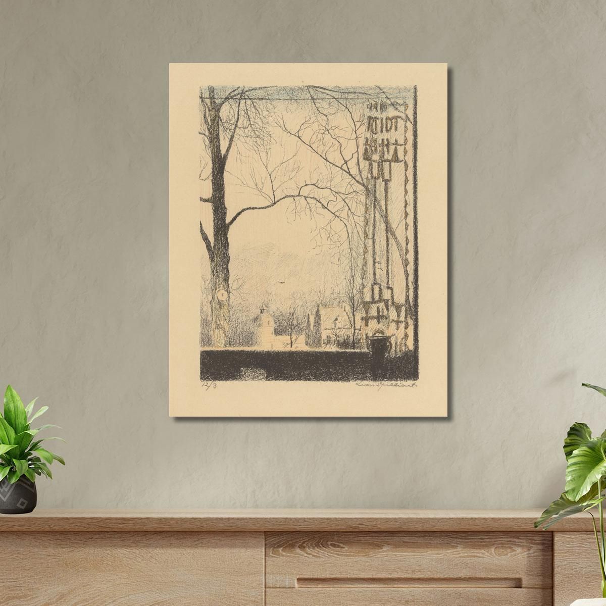 Sites Brabançons 5 Léon Spilliaert lsp105 canvas print 