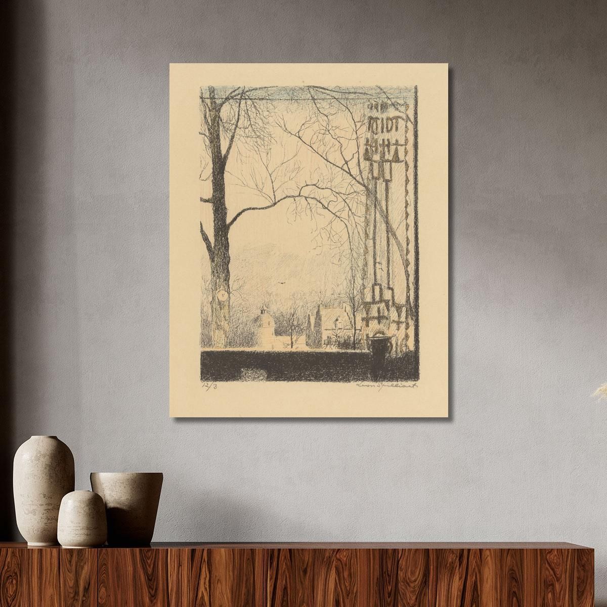 Sites Brabançons 5 Léon Spilliaert lsp105 canvas print 