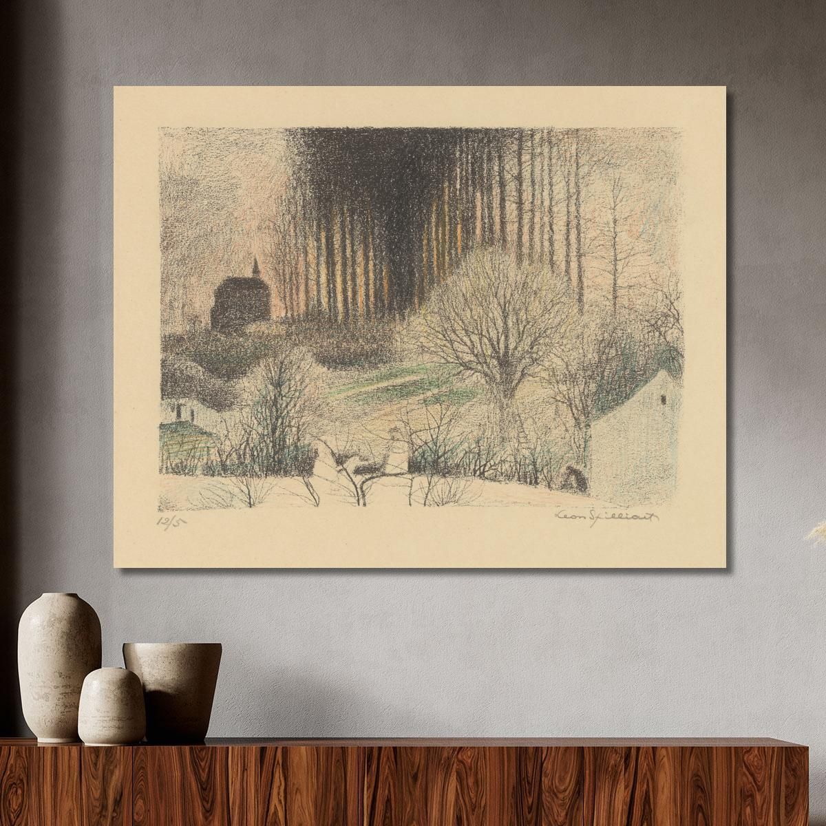 Sites Brabançons 7 Léon Spilliaert lsp106 canvas print 