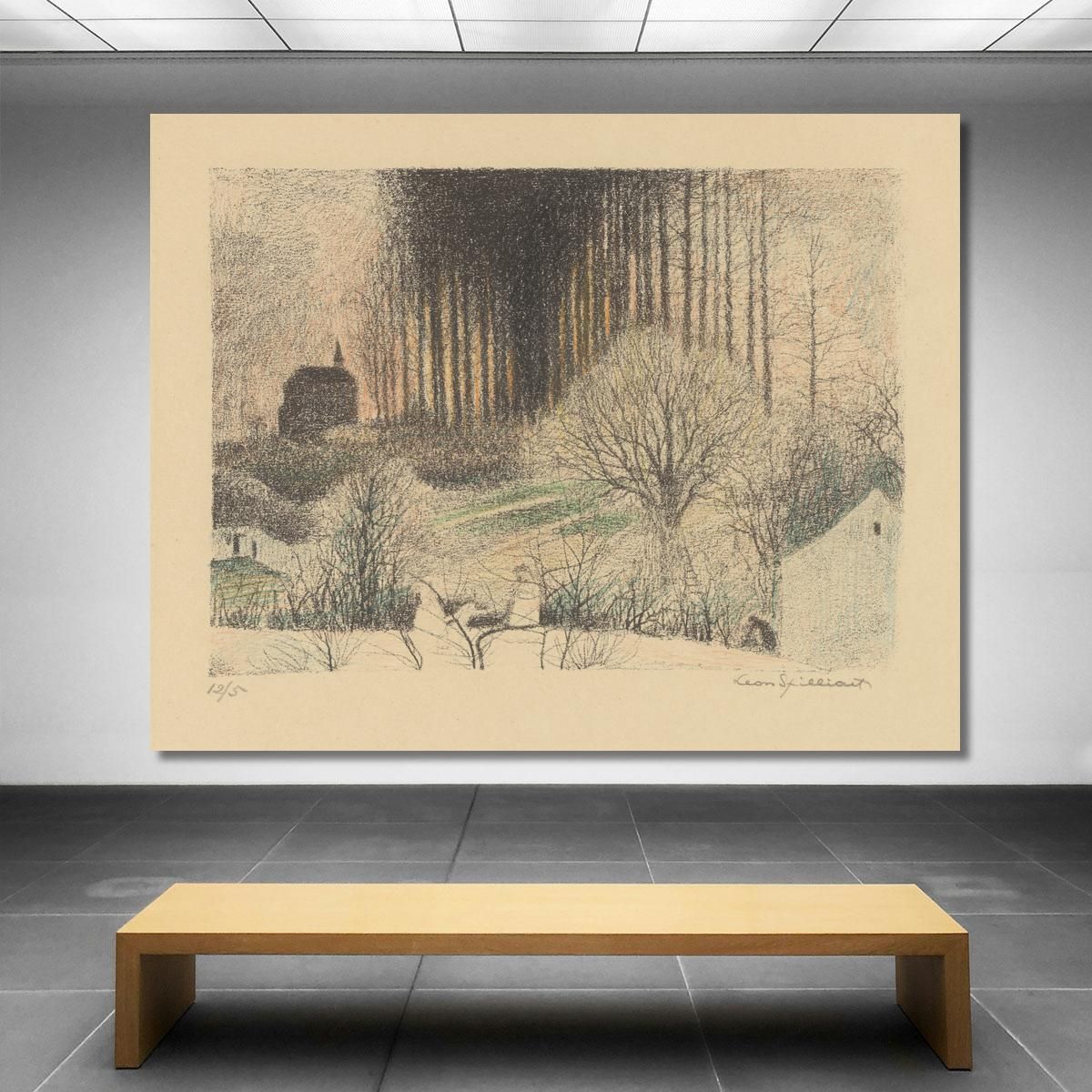 Sites Brabançons 7 Léon Spilliaert lsp106 canvas print 