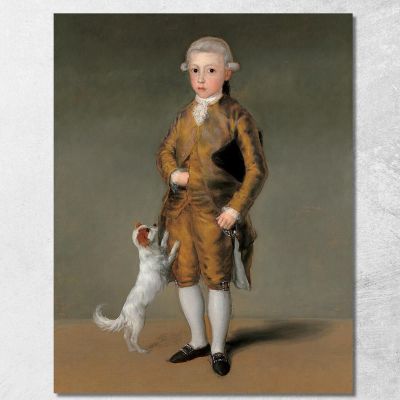 Don Vicente Isabel Osorio De Moscoso And Álvarez De Toledo Count Of Trastámara Francisco de Goya fgy13 canvas print 