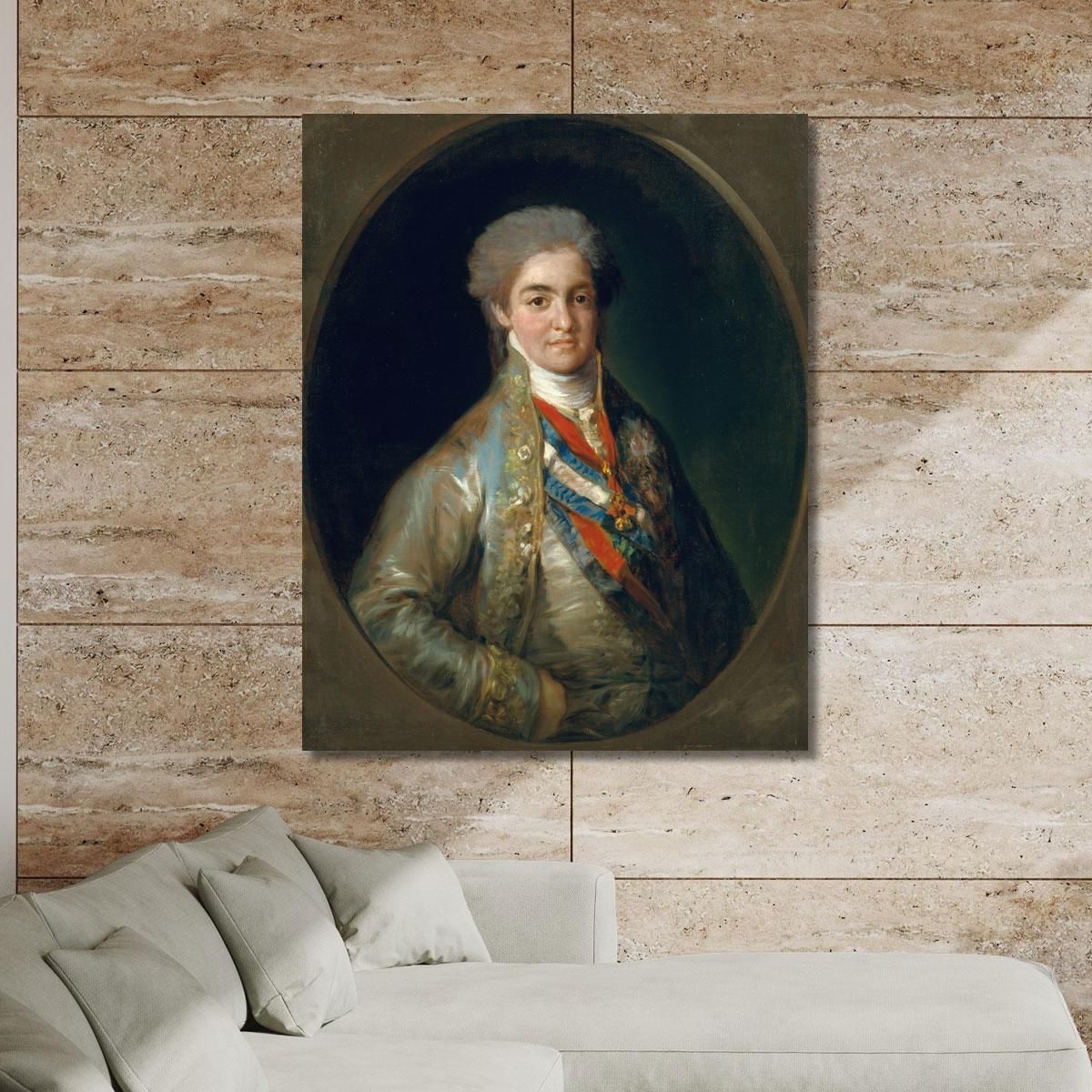 Ferdinand Vii Francisco de Goya fgy18 canvas print 