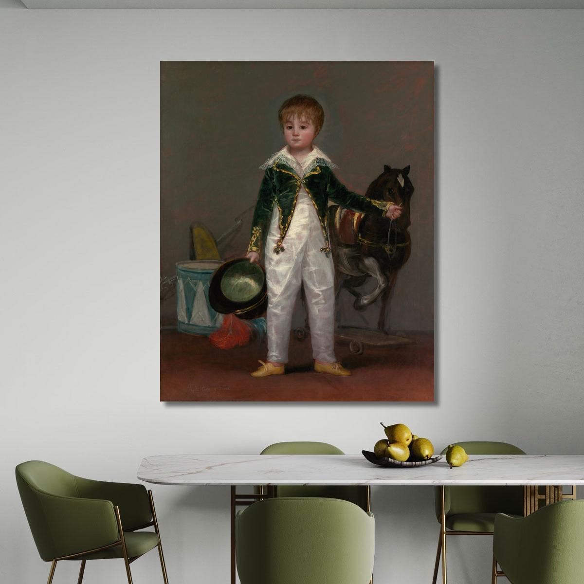 José Costa Y Bonells Died L870 Called Pepito Francisco de Goya fgy30 canvas print 