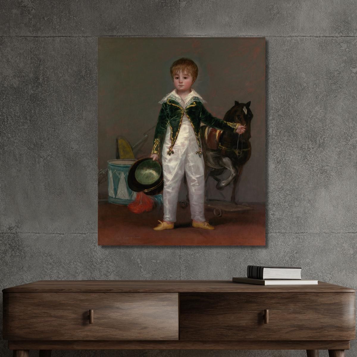 José Costa Y Bonells Died L870 Called Pepito Francisco de Goya fgy30 canvas print 