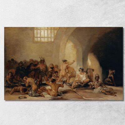 Madhouse Francisco de Goya fgy32 canvas print 