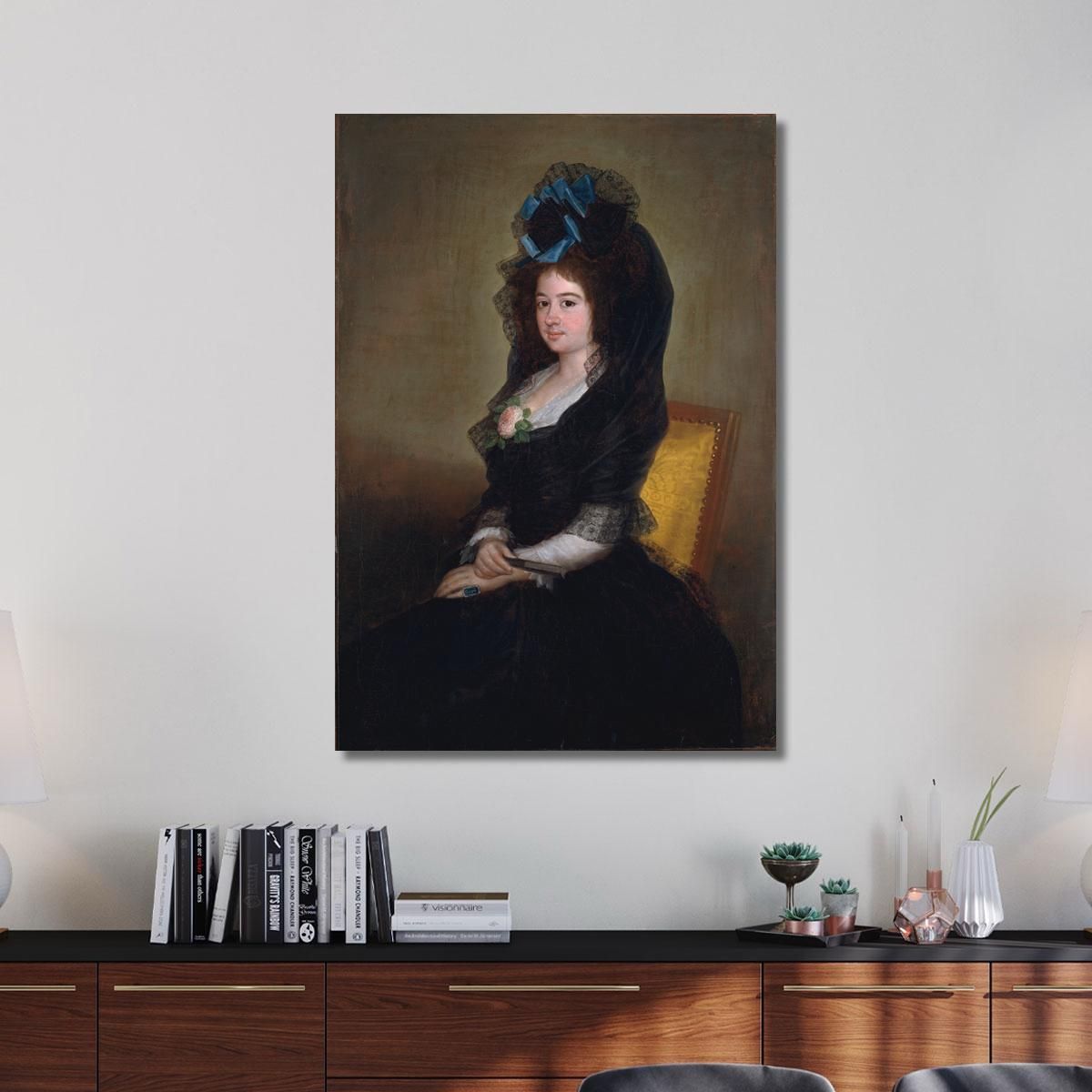 Narcisa Barañana De Goicoechea Francisco de Goya fgy37 canvas print 