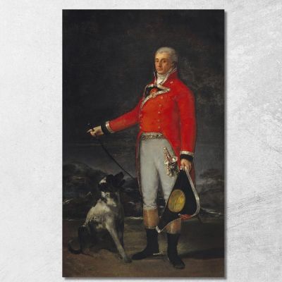 Ortrait Of Don Tadeo Bravo De Rivero Francisco de Goya fgy38 canvas print 