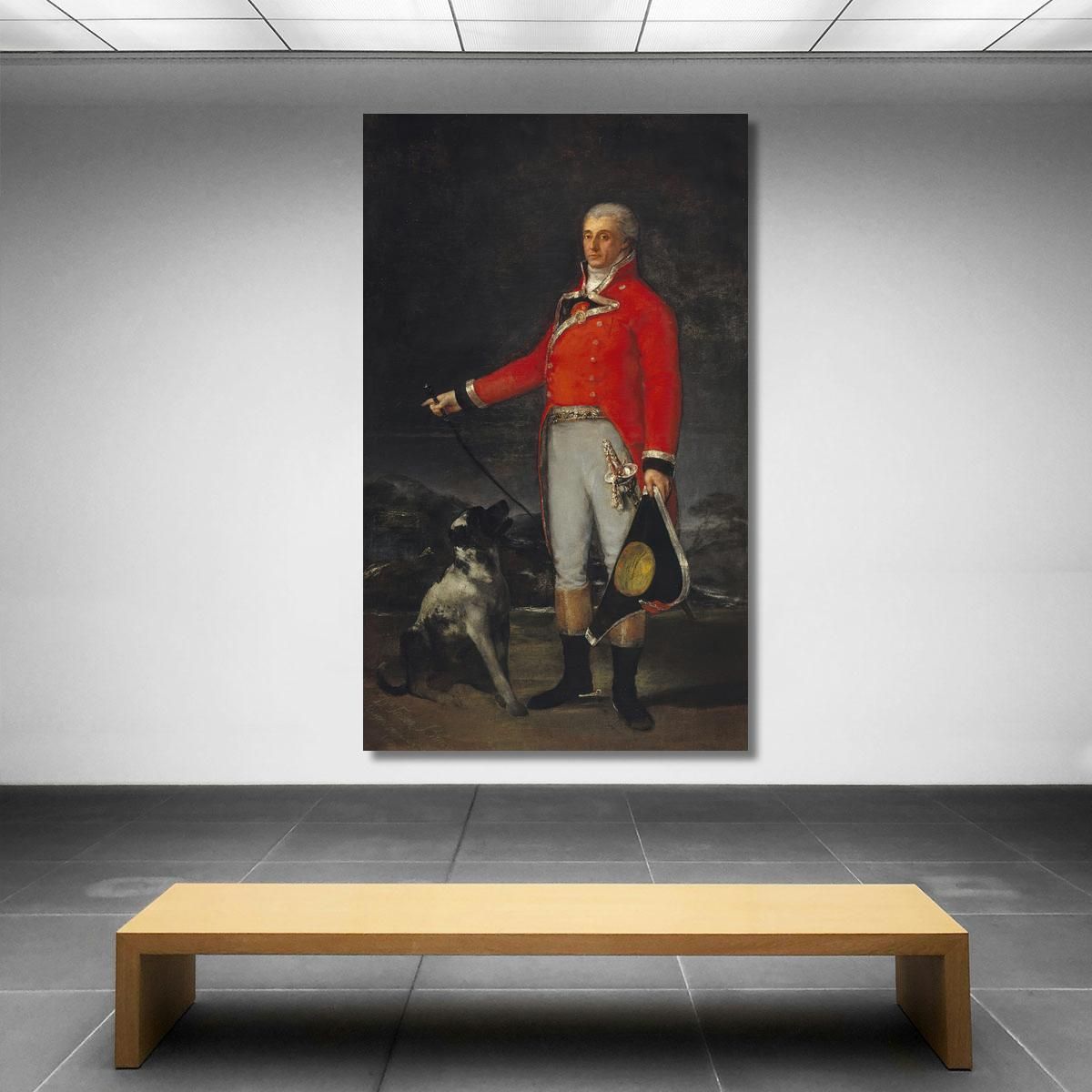 Ortrait Of Don Tadeo Bravo De Rivero Francisco de Goya fgy38 canvas print 