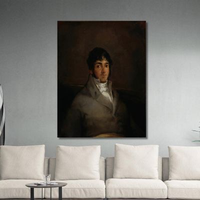 Portrait Of Isidoro Maiquez Francisco de Goya fgy47 canvas print 