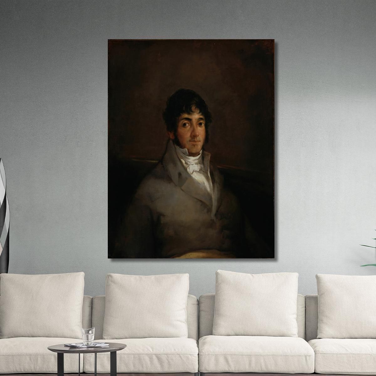 Portrait Of Isidoro Maiquez Francisco de Goya fgy47 canvas print 
