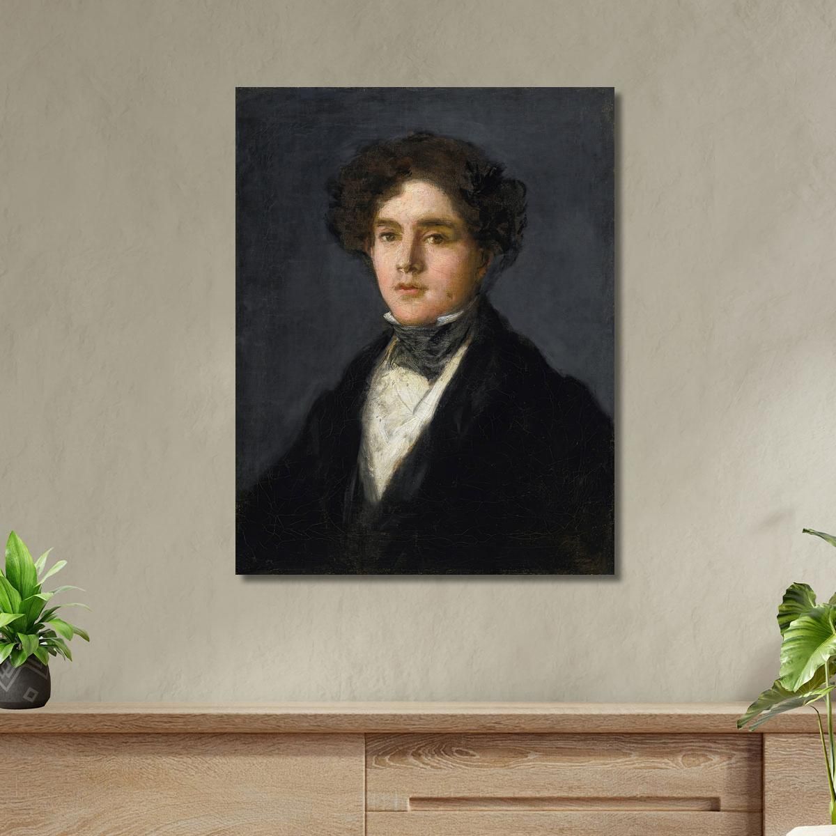 Portrait Of Mariano Goya The Artist'S Grandson Francisco de Goya fgy48 canvas print 
