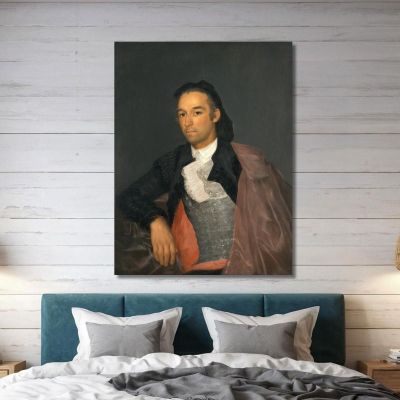 Portrait Of The Matador Pedro Romero Francisco de Goya fgy51 canvas print 
