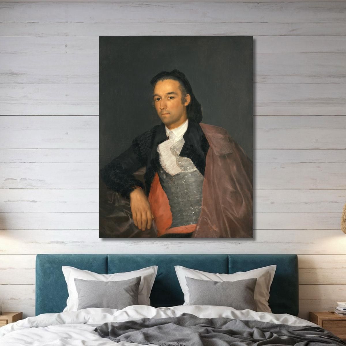 Portrait Of The Matador Pedro Romero Francisco de Goya fgy51 canvas print 