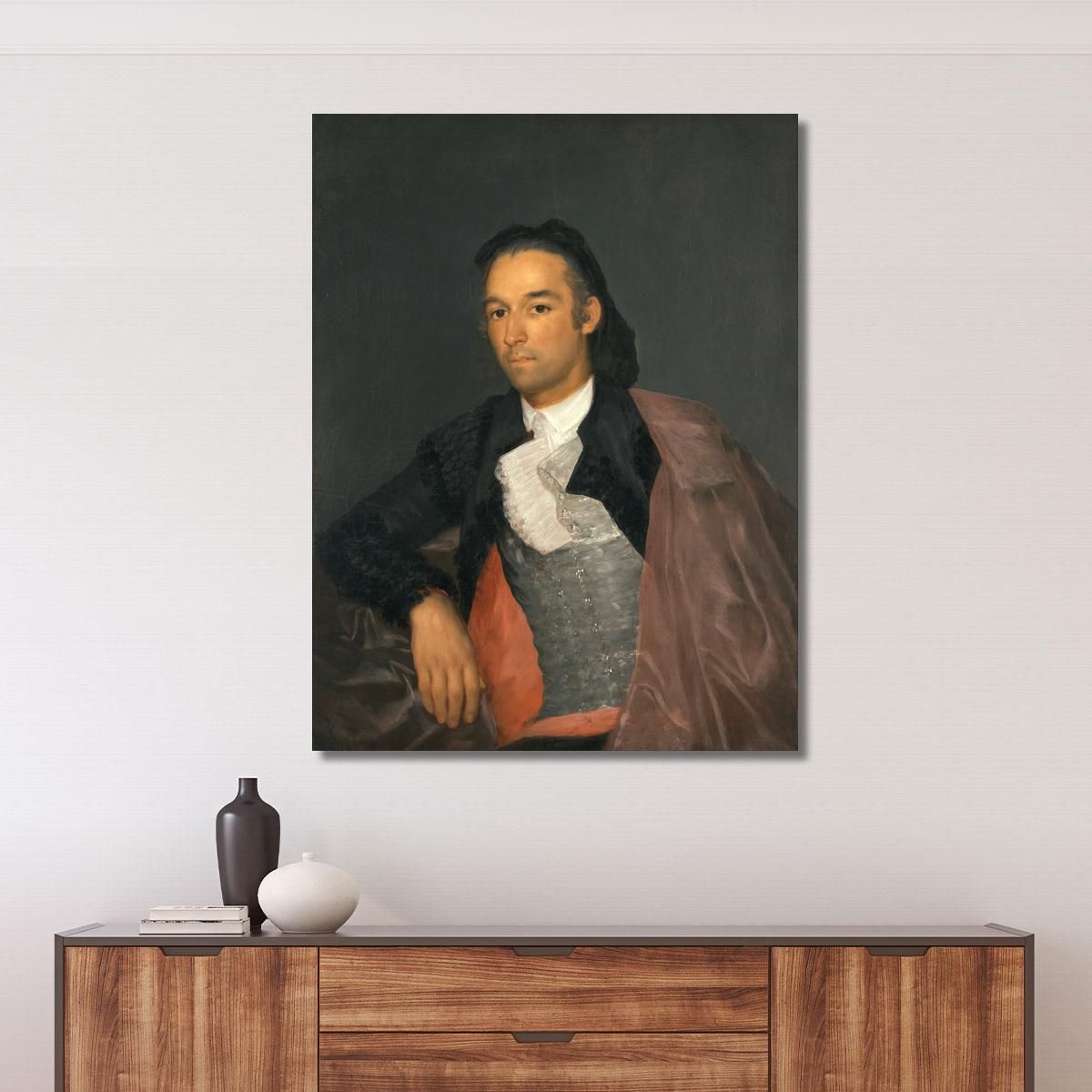 Portrait Of The Matador Pedro Romero Francisco de Goya fgy51 canvas print 