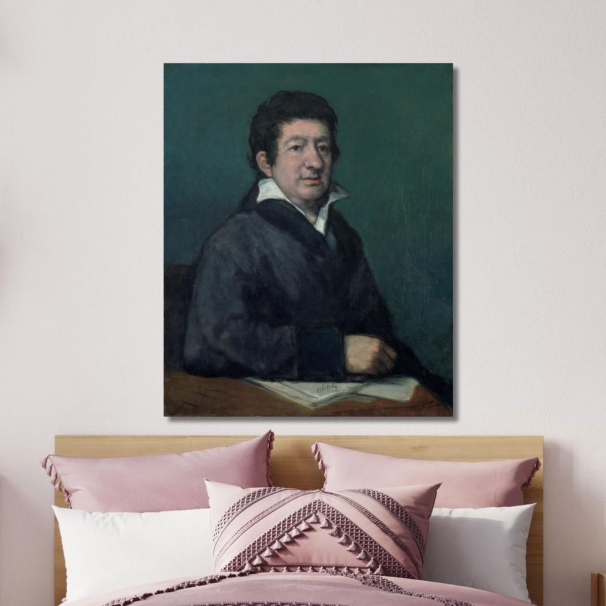 Portrait Of The Poet Moratín Francisco de Goya fgy52 canvas print 