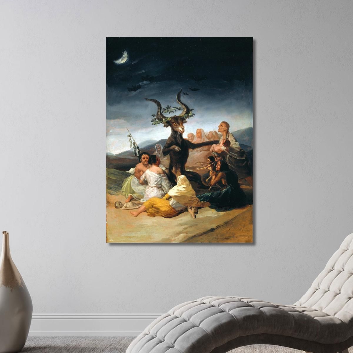 The Sabbath Of Witches Francisco de Goya fgy65 canvas print 