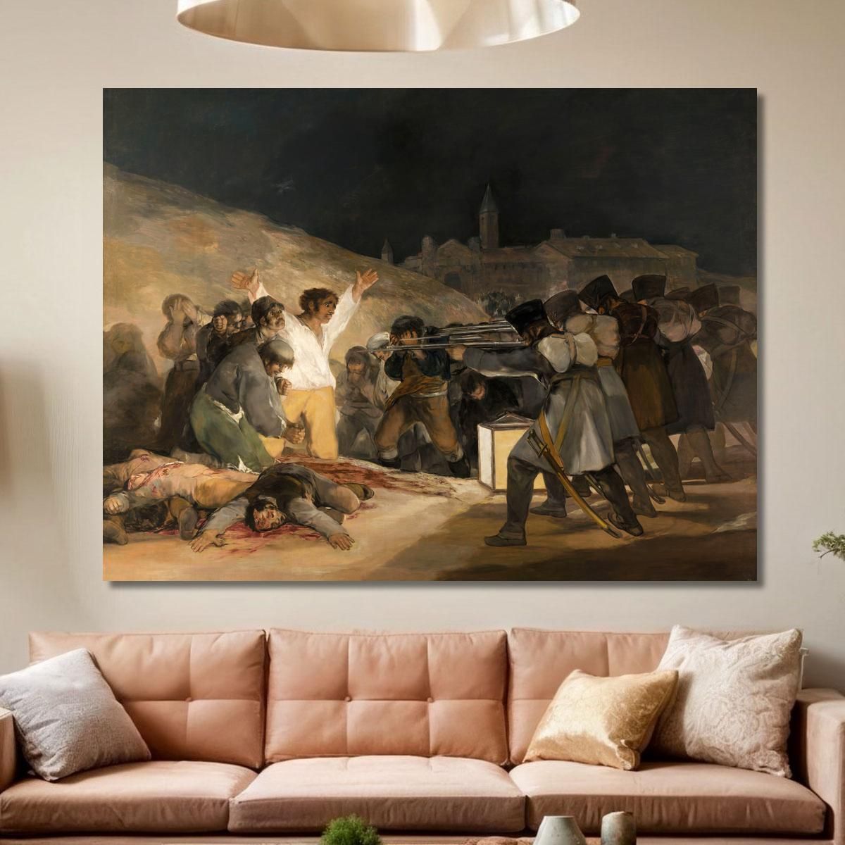 The Third Of May 1808 Francisco de Goya fgy66 canvas print 
