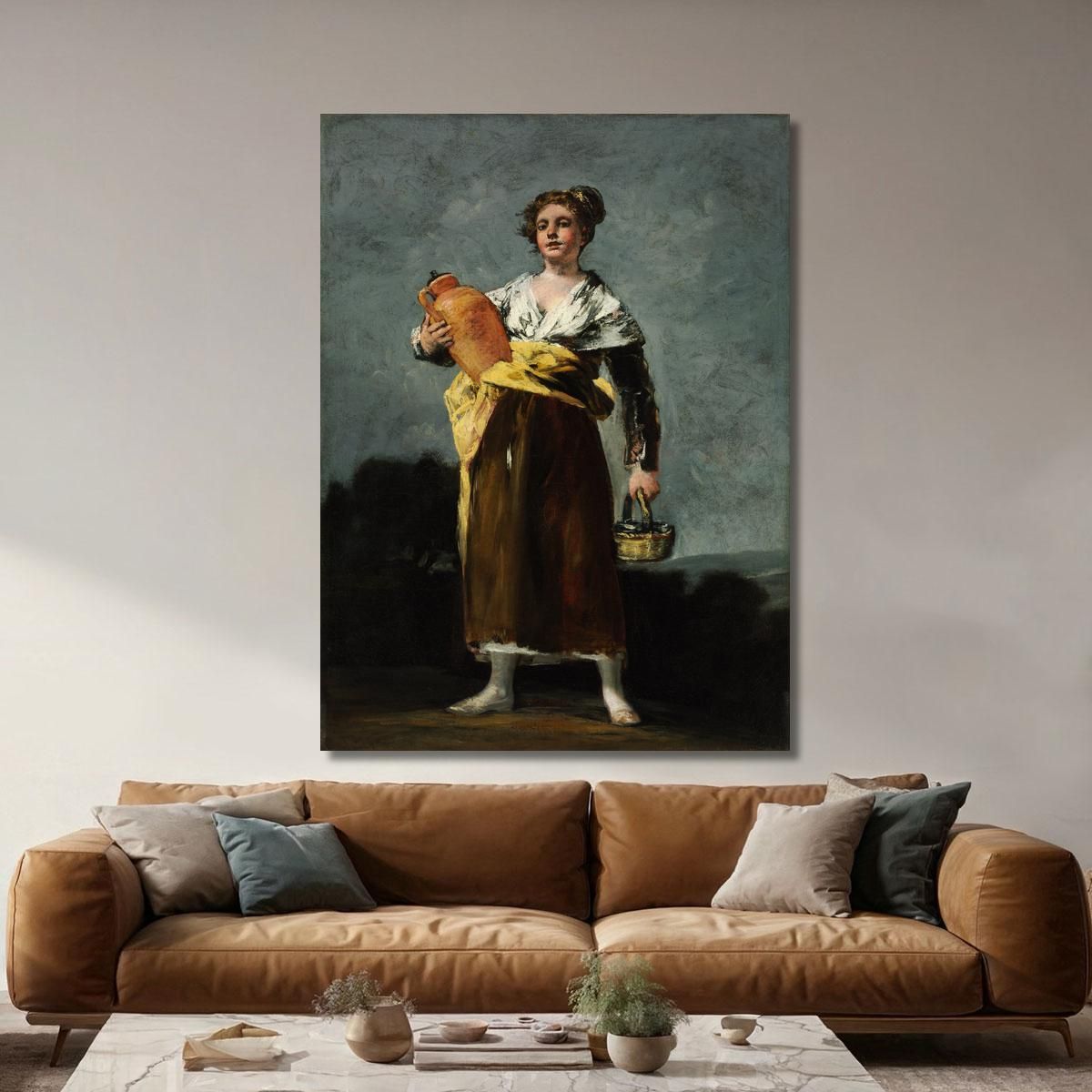 The Water Carrier Francisco de Goya fgy68 canvas print 